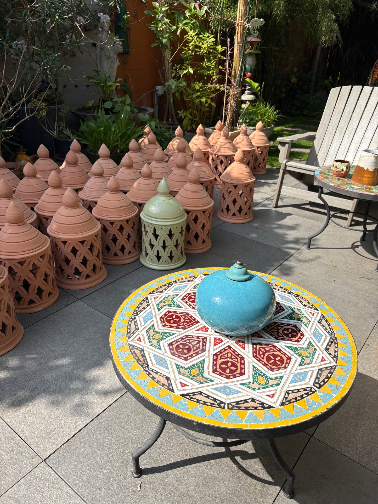 Mozaiek tafeltje Rond - Fez