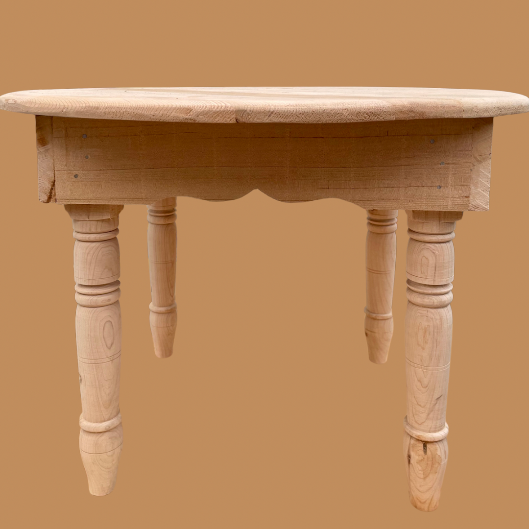 Cederhouten (bijzet)tafel, onbehandeld
