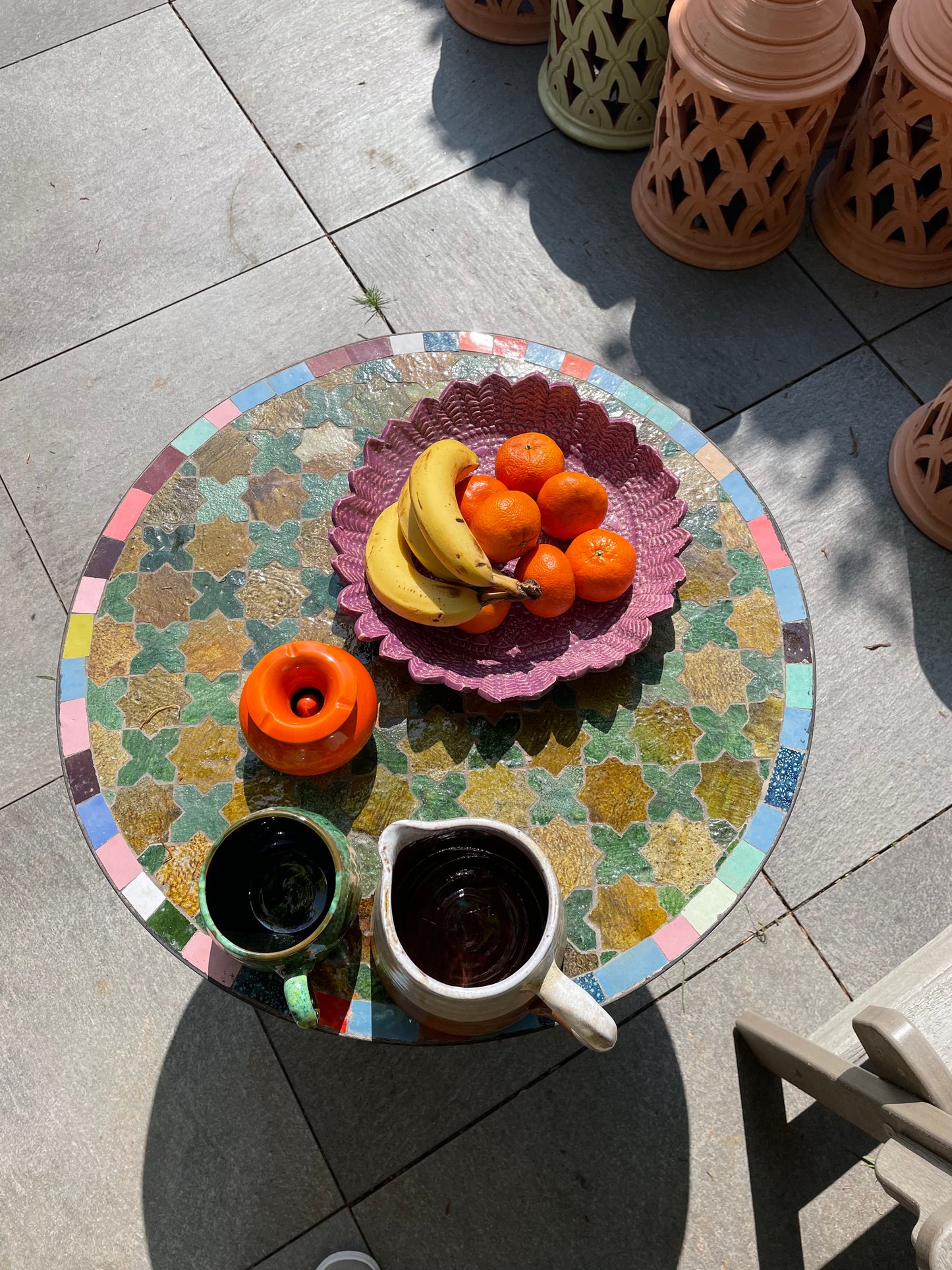 Mozaiek tafeltje rond - Marrakech