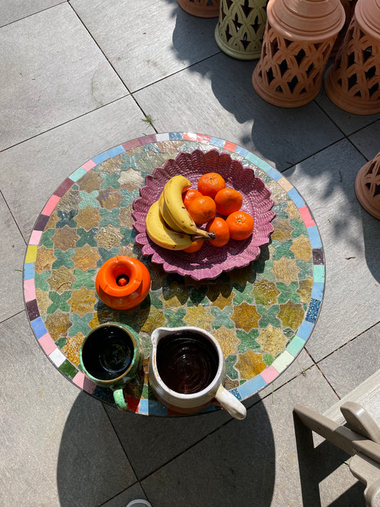 Mozaiek tafeltje rond - Marrakech